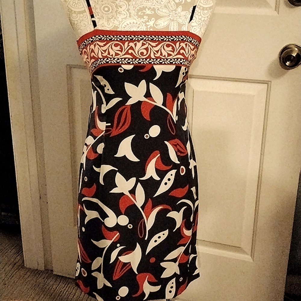 Sexy Floral  Silk Lined Dress